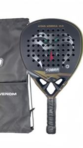 KING KOBRA 2.0 18K Carbon Fiber Padel Racket 3D Textured Anti-Slip Surface Professional Paddle Tennis Racket Shock Resistant