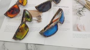 Polarized Sunglasses UV400 Camouflage Sports Glasses with Colorful Lens for Outdoor Use