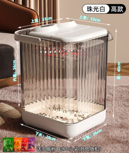 Modern Foot Bath Tub Leg-Lengthening Thermal Foot Spa Home Use Foot Massage Bucket Convenient for Dormitory Foot Soaking