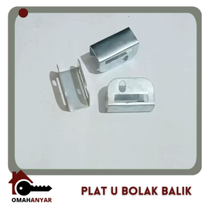 5PCS Plat U Kunci Dobel Bolak Balik: Aksesoris Kunci Kualitas Tinggi