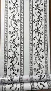 BHW wallpaper Waterproof PVC Wallpaper for Walls - Moisture-Resistant Easy to Clean Durable Home Decor - Ideal for Living Room Bedroom Kitchen & Bathroom - Modern Designs Peel & Stick