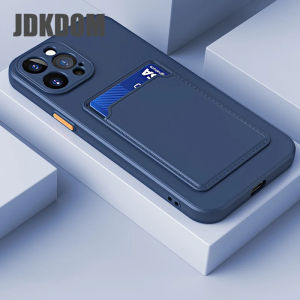 Credit Card Slot Wallet Phone Case for iPhone 17 Air 16 15 14 Plus 13 12 11 Pro Max Shockproof Protective Shell