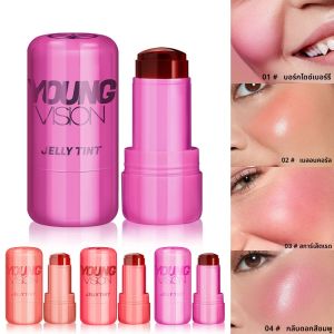 YOUNG VISION Multi-Color Jelly Blush Stick Q Pinberry Lip Dye Stick สําหรับริมฝีปากและแก้มธรรมชาติและ Easy Tinting Lip Gloss Stick