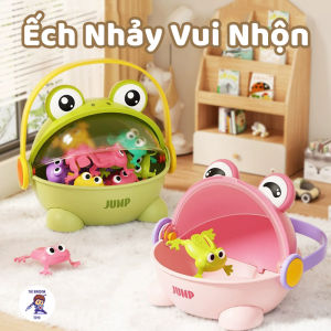 Set Đồ Chơi Thỏ Bật Nhảy Đa Màu Sắc Kích Thích Thị Giác Và Rèn Luyện Vận Động Tinh Cho Trẻ Mầm Non