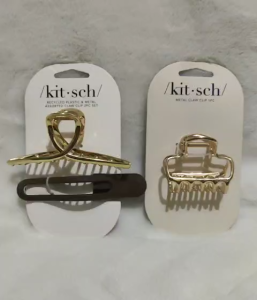 Kitsch Metal Claw Clip Recycled Hair Clip Strong Hold Lightweight Chic Hair Accessory For Women