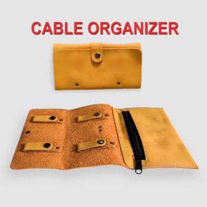 Kabel Organizer Bahan Pu Leather