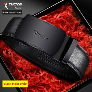 TUCANO | Mens Real Leather Auto Buckle Belt Business Casual Trendy