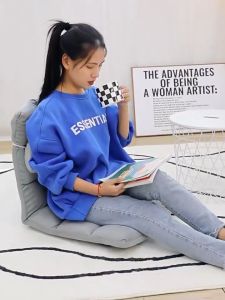 CASA Foldable Lazy Sofa Adjustable Recliner Tatami Single Sofa Bed Floor Sofa Premium 18/6 Grids Strong Back Support