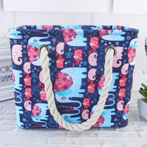 Túi Đựng Đồ Vệ Sinh Cá Nhân Gấp Gọn Hình Hoạt Hình Dễ Thương Túi Đựng Đồ Tắm Du Lịch Thể Thao Túi Đựng Đồ Tắm Bằng Vải Canvas