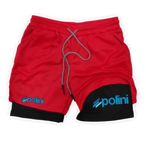 Mens Running Fashion 2-in-1 Double Layer Fashion Sports Shorts Sportswear Gym Fitness Harajuku Jogging Towel Loop Activewear