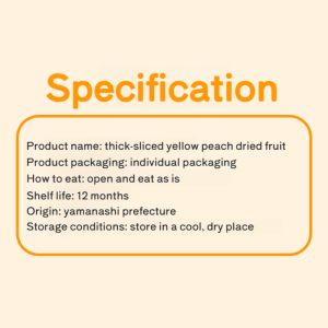 【Fresh Direct Delivery】Fresh Dried Yellow Peach Dried Peach Pork Thick Cut Peach Dried Fruit Specialty Fruit Dried Fruit Candied Leisure Snacks黄桃果干蜜饯