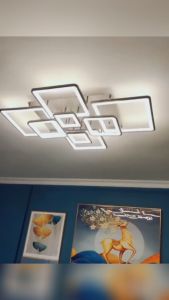 Modern Ceiling Light Chandilier Lights for Living Room Center Light Cieling Lamp with Remote Control Led Kitchen Lights