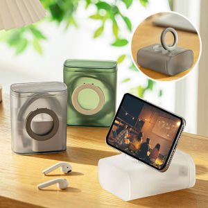 YESPERY Ins Hot Portable Charger Storage Box with Mobile Phone Holder Travel Headphone Jewelry Coin Organizer Dust-proof Storage