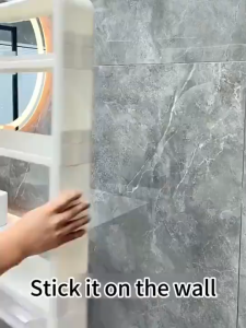 Nearra Off White[Free Hook Included] Wall-Mounted Bathroom Cosmetic Organizer Toilet Hanging Storage Rack