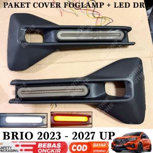 Paket Cover Foglamp LED DRL Brio 2023 2024 2025 2026 2027 Fog Lamp Bohlamp Lampu
