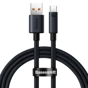 BASEUS | Baseus USB Type C Cable for Xiaomi POCO Samsung Huawei 100W Fast Charging Charger USB C Data Cord TypeC Cable for Realme OPPO
