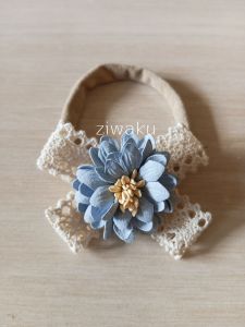 Bandana Bayi ARSY Bando Anak Nylon Usa Suede Vintage Ziwaku