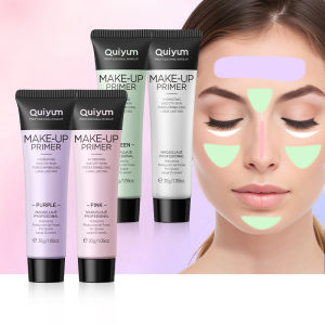 Pores Minimizing Makeup Primer Transparent - QUIYUM PROFESSIONAL MAKEUP PRIMER 30g Hydrating Smooth Skin Long Lasting For All Skin Type