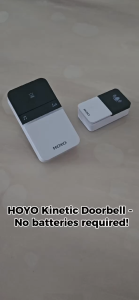 🔋 No Battery Needed Wireless Doorbell – HOYO Kinetic Powered 🛎️ | Plug & Play ⚡ | IP44 Waterproof 💧 | 100M Range 📶