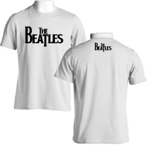 KAOS THE BEATLES BAND BAJU MUSIK MUSISI DEWASA KAOS OBLONG KATUN COMBED