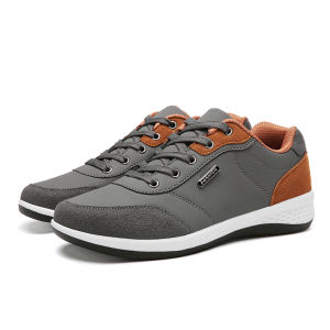 Leather Men Shoes Sneaker Trend Sports Running Breathable Men‘s Sneakers Non-slip Footwear Shoe for Male Walking Autumn