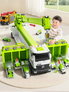 YAOLAN | Extra Large Alloy Transforming Crane Truck Toy
