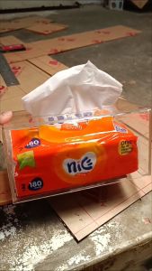 Akrilik Kotak Tisue Akrilik Murah Bening