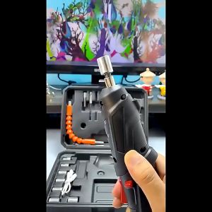 Daywalkers ไขควงไฟฟ้า สว่านไฟฟ้า สว่านไร้สาย 47 PCS ไขควงอเนกประสงค์ สว่านไฟฟ้ามุมปรับได้ สว่านไฟฟ้าไร้สาย ไขควงไร้สาย สว่านไฟ พกพา