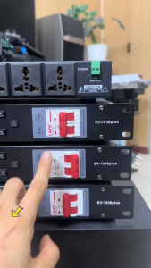 Sản Phẩm Thế Hệ Mới | Hàng Nhập Khẩu Quản Lý Nguồn 10 Cổng Dbx ( SV 1038 ) Quản Lý Ổn Định Nguồn Điện Ổn Định Có Automat Tắt Mở Từng Cổng Riêng Biệt.