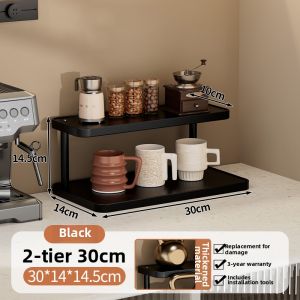 CHUJUN | Double Layer Desktop Organizer Coffee Corner Tea Cup Storage Rack