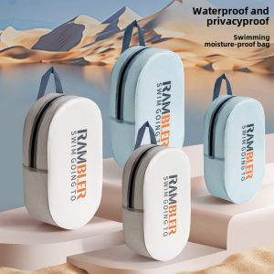 กระเป๋าว่ายน้ําความจุขนาดใหญ่ ผู้หญิง ชุดว่ายน้ํา กระเป๋าเก็บของกันน้ําแบบพกพา กระเป๋าสุขอนามัยยิม แยกช่องเปียกและแห้ง