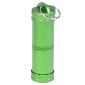 1PC Mini Waterproof Capsule Seal Bottle Outdoor EDC Survival Pill Box Portable Tank Case For Hiking Camping Travel