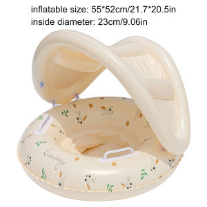 1PC Bear & Rabbit Canopy Arm Float - Thickened Inflatable Pool Float for Summer Beach & Pool Parties