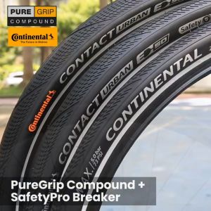 LỐP XE ĐẠP MTB CONTINENTAL CONTACT URBAN SIZE 26 27.5 29 INCH VỎ XE ĐẠP TRƠN CÓ VIỀN PHẢN QUANG