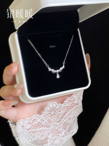 YINNUANNUAN | Sterling Silver Teardrop Necklace