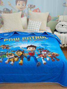 Pure Cotton Summer Cool Quilt for Girls Children Students Single Person Air Conditioner Quilt Kindergarten Cartoon Dog Thin Quilt