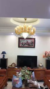 Đèn Chùm Pha Lê 15 TayCH-662 Hiện Đại Phù Hợp Trang Trí Phòng Khách Phòng Thờ Nhà Hàng Hội Trường...[ Tặng Kèm Bóng LED Và Bảo Hành 10 Năm]