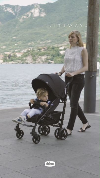 Chicco liteway 2024 stroller black