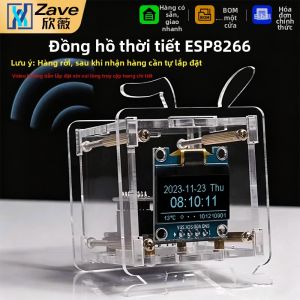 ZAVE | Bộ Đồng Hồ Dự Báo Thời Tiết WiFi ESP8266