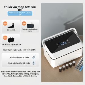 DONGDAOYIHANG | Hộp Bảo Quản Insulin Di Động Có Sạc