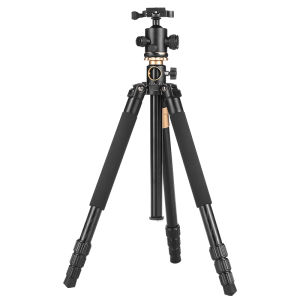 QINGZHUANGSHIDAI | Universal Photography Tripod with Tilting Portable Cloud Platform Reversible Detachable Monopod Anti-slip
