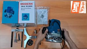 MODERN M-2800 Mesin Router 12mm Besar Profil Kayu Wood Trimmer M2800