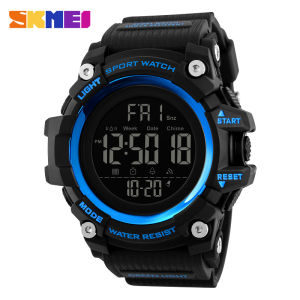 SKMEI Shockproof 2 Time Sport Watch Stopwatch Count Down Mens Digital Watches Waterproof Soft Clock For Male reloj hombre 1384 1155 1637 1968