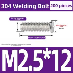 Yi Se Dian Zi | 304 Stainless Steel Spot Welding Screws