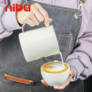 450ml Stainless Steel Espresso Steaming Pitcher Coffee Cappuccino Barista Steam Pitchers Milk Jug Latte Art