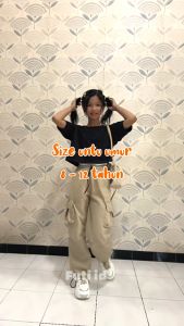 FUTI ID - Jessie Kids Celana Cargo anak 8 - 12 Tahun