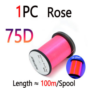 Bimoo 1/2pcs 75D High Tensile Fly Tying Thread High Strength Smooth Waxed Nylon Line #14~#22 Dry Wet Nymph Fly Tying Material
