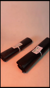 [50 PCS] Plastik Polymailer Hitam |Plastik Packing Baju Kantong Polymailer | Plastik Polimailer ECO Black | Plastik Packing Dengan Lem Perekat | Plastik Packing