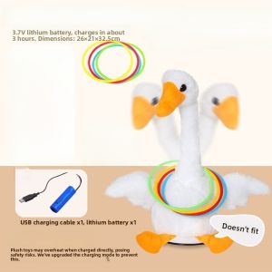 Outdoor Educational Toys Childrens Throwing Ring Game Interactive Parent-Child Quack Duckling Ring Toss Play for Kids