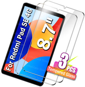 8.7inch Tablet Tempered Glass For Redmi Pad SE 8.7" (WiFi / 4G) Screen Protector HD No Bubbles Anti-Fingerprints Protective Film